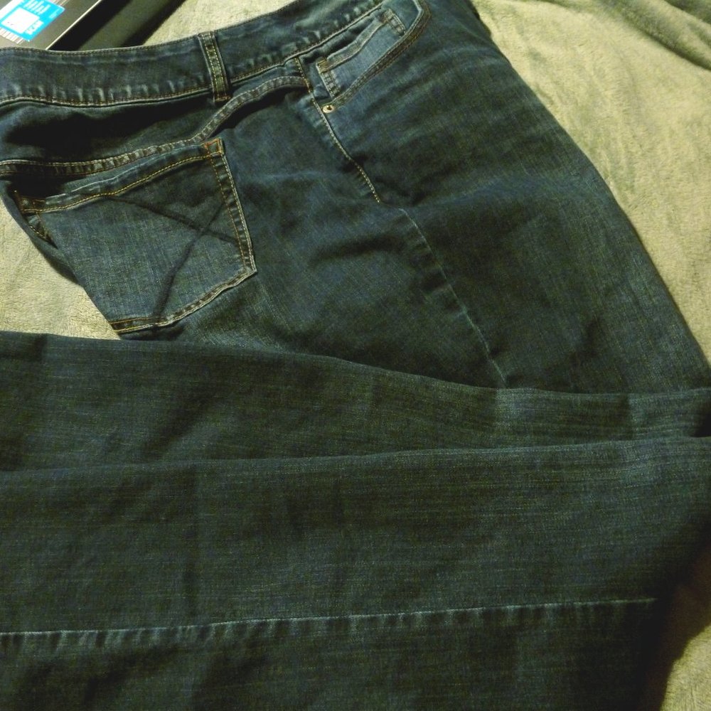 LANE BRYANT high rise boot denim jeans